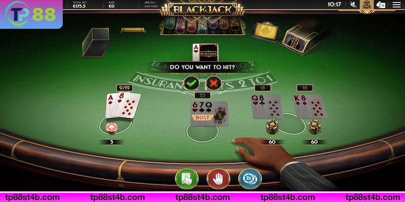 Các trường hợp tính điểm trong Blackjack là gì